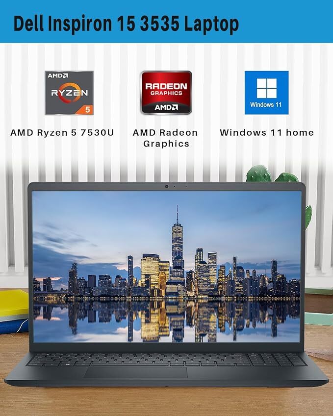 DELL Inspiron 15(3535)AMD Ryzen™ 5 7530U Amazon.com: Dell Inspiron 15 3535 Laptop - 15.6-inch FHD (1920 x