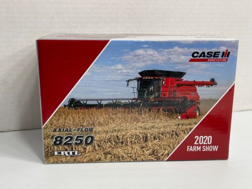 1/64 Scale - ERTL Case IH 8250 Combine (2020 Farm Show Special Silver Edition) - Picture 4 of 15