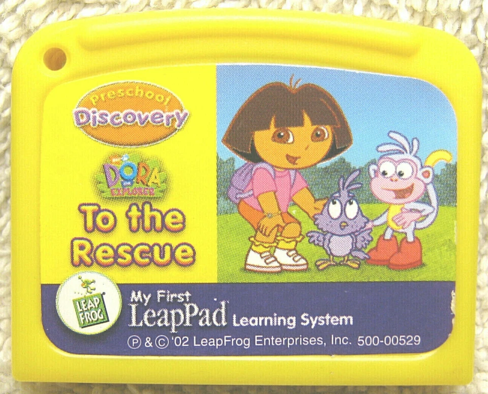 LEAP FROG MY FIRST LEAP PAD DORA THE EXPLORER TO THE RESCUE BOOK AND CARTRIDGE - Image 2 of 4