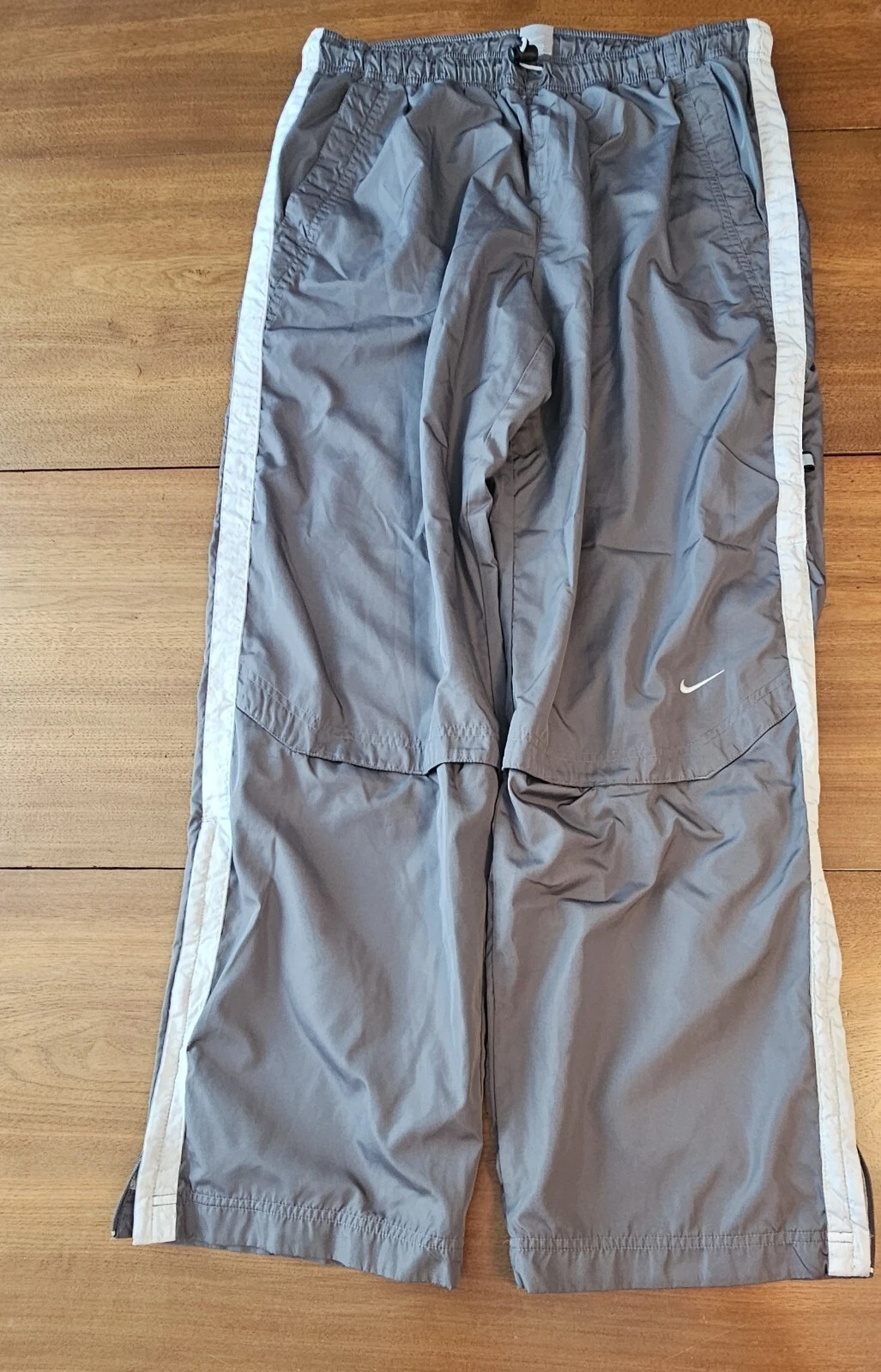 Vintage Nike Two Tone Grey Label Soft Shell Pants Mens Large