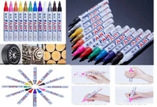 60Pcs Waterproof Permanent Paint Marker Pen For Car Tyre Tire Tread Rubber Metal