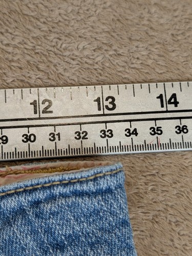 Levi's 517 Flare Stretch Jeans Kids Sz 16 Slim Blue Denim Measures 26"W X 29.5"L - Picture 14 of 17