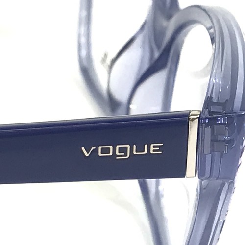 Vogue Eyeglasses Frames VO5289 2770 Blue Purple Cat Eye Rectangular 53-17-140 - Picture 4 of 11