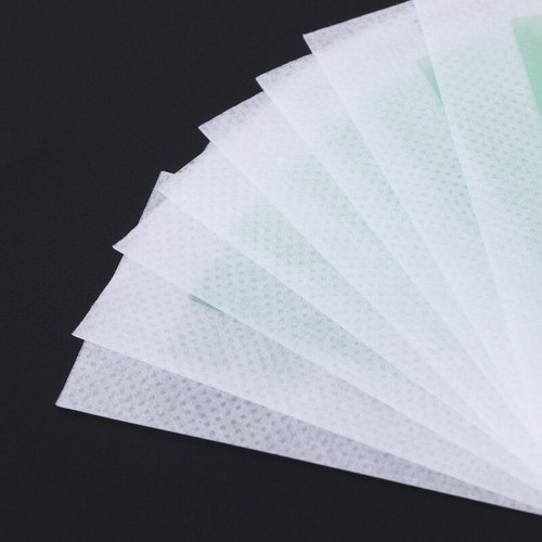 10x Hair Removal Depilatory Epilator Cold Wax Strips Paper Pad For Face Nonwoven - Picture 2 of 8