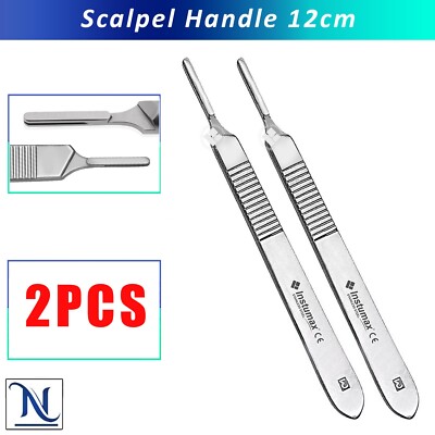 Dental Scalpel Handle Stainless Steel holder Surgical Instruments #3