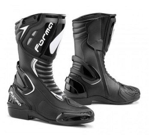 Bottes Moto Sportifs Racing Piste Course Forma Flèche Noir Boots - Afbeelding 1 van 1