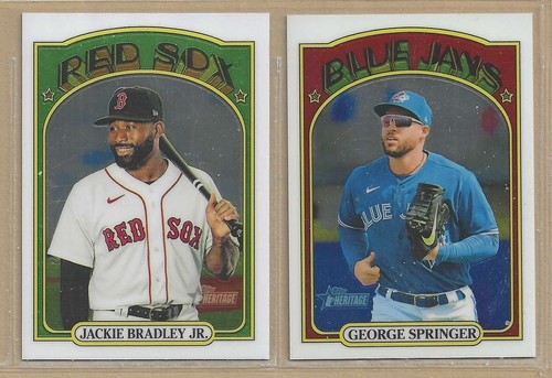 Topps Heritage 2021 cromo paralelo/999 -- elige lo que quieras -- envío rápido - Imagen 22 de 54