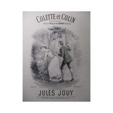 JOUY Jules Colette et Colin Chant Piano XIXe