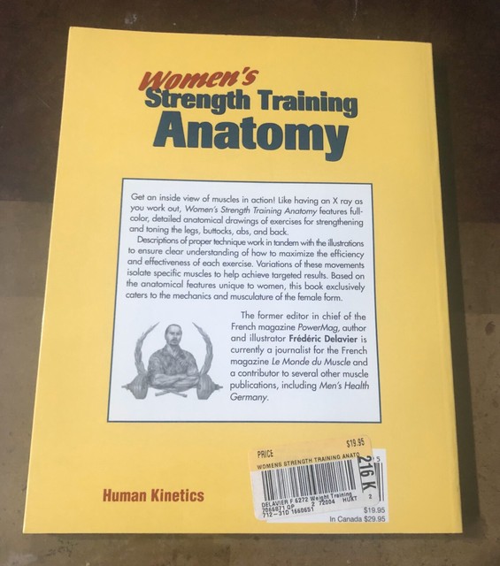 Women's Strength Training Anatomy by Frederic Delavier New eBay