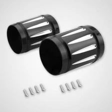 Series Merge 4" Mufflers End Caps For Harley Road King Flhr Street Glide 86-16