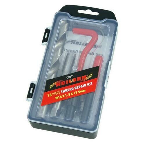 M14 x 1,5 Gewinde Reparatursatz 15 Stck. Helicoil kompatibel 14 mm beschädigte Gewinde CT3511 - Bild 2 von 2