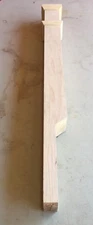 LJ-4075  L.J. Smith LJ4075 Red Oak Box Newel POST 3.5" x 48" w/ 10.75-12" Notch