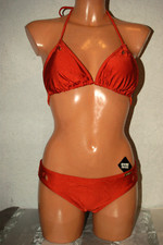Triangel - BIKINI Beachwear Maori rot Glanz neu Gr. 38