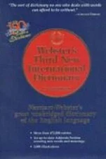 Webster's Third New International Dictionary of the English Language Unabridged