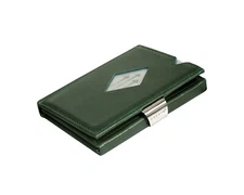 Exentri Trifold Leather Wallet  - EX D 309 Green   Brand New, RFID. 