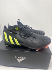 Adidas Predator Edge.1 L FG Soccer Cleats Black Red GW1023 Mens Sz 6 Women s 7