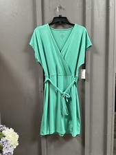 Women’s Tangy Green Large New With Tags Nine West Casual Dress