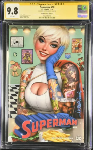 SUPERMAN #18 CGC SS 9.8 NATHAN SZERDY