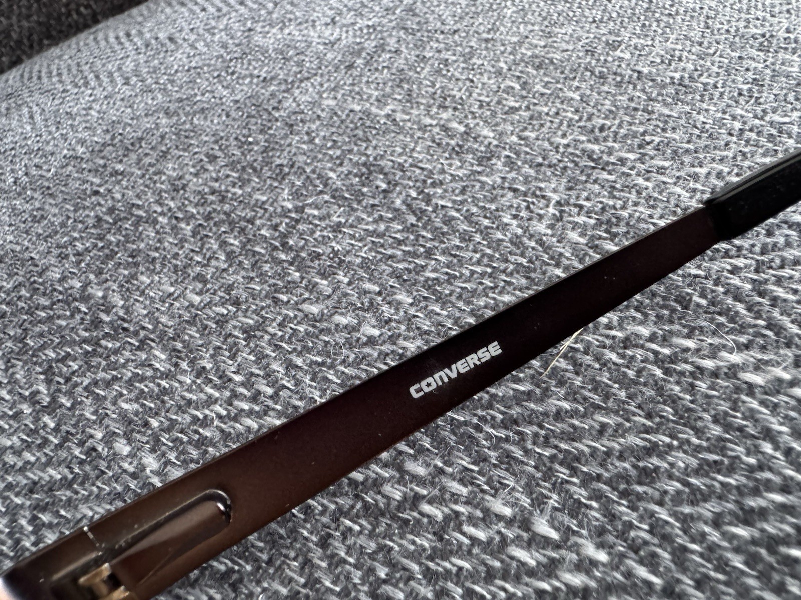 Converse Eyeglasses Frames Gunmetal A204 54-17-140 Rectangular Used thumbnail 6