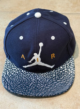 Nike Air Jordan Jumpman Elephant-Print Snapback Hat -Youth Size Adjustable Blue