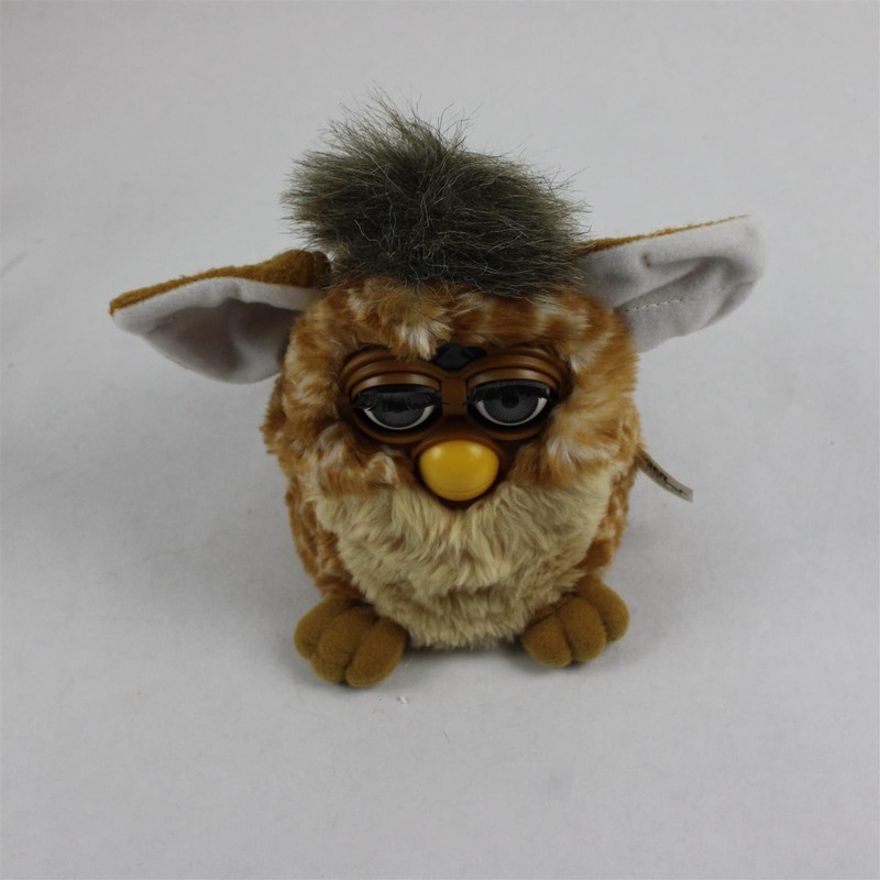 Tiger 1998 Furby 70-800 Brown Giraffe Gray Eyes Not Working