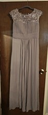 Ever Pretty Gray Lace Size 12 Formal Gown 0470