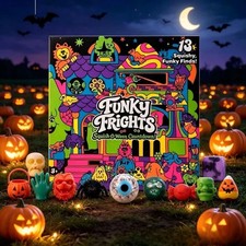 2026 13Day Halloween Advent Calendar Spooky Squishy Fidget Toys Blind Box