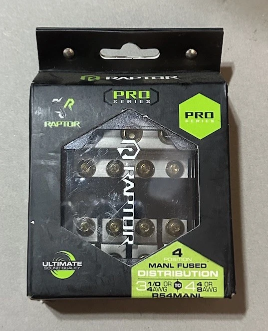 Metra R54MANL 4 Position MANL Fused Distribution 3 in-4 out Nickle Plated - Image 2 of 2