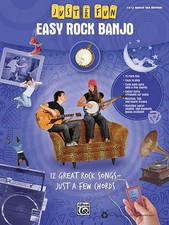 Easy Rock Banjo Just for Fun Easy Tab Sheet Music Chords Lyric Songs Book