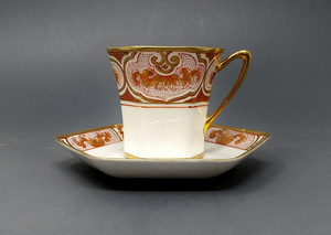 オールドニッポン デミタス 高台ペディスタル C&S 金彩 花文 Noritake Demitasse | eBay