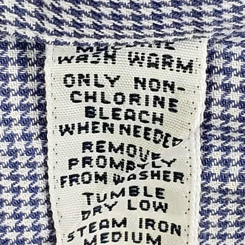 Polo Ralph Lauren Shirt Oxford Button Down LS Mens Size XXL Blue Houndstooth - Picture 7 of 18