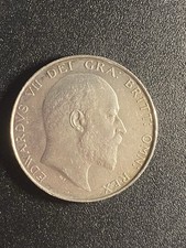 1903 Edward VII Half Crown Key Date British Silver Coin
