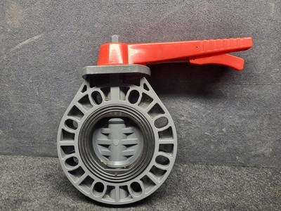 FNW Sch 80 PVC/EPDM 4 Inch Butterfly Valve Locking Handle Flanged