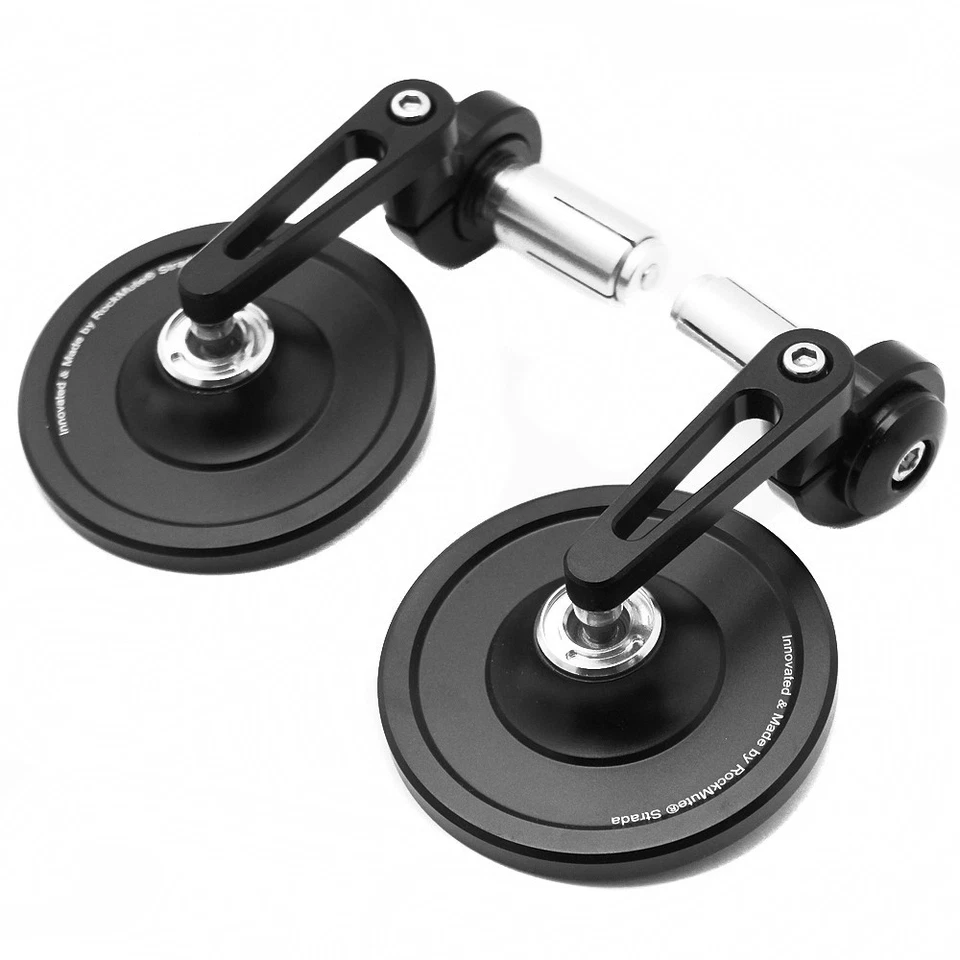 Bar End Mirrors Black Rear View For STREETFIGHTER 848 V2 V4/S/SP Street Scramber - Image 4 of 4