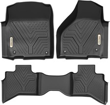 Floor Mats Compatible with Ram 1500, Custom Fit Floor Liners for 2019-2023 Ram 1