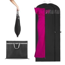 Dress Bags for Gowns Long,70" Long Wedding Dress Garment Bag Storage with Car...