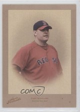 2005 Donruss Studio Portraits Throwback Threads Sepia 7/25 Curt Schilling 7ov