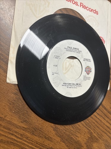 Paul Simon 45 record You Can Call Me Al PROMO WARNER BROS - Picture 4 of 7