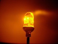 Rundumleuchte Gelb Warnleuchte SMD LED Baustelle LKW Bagger Traktor RC 1:14 H0