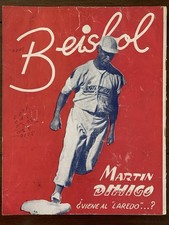 Martin Dihigo 1945 Beisbol Magazine Back Cover Complete Issue