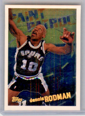 1994-95 Topps Spectralight Dennis Rodman #107 SAN ANTONIO SPURS