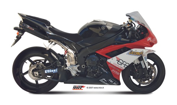 Mivv Suono Auspuff Schwarz Passend FüR Yamaha YZF-R1 2007-2008-image