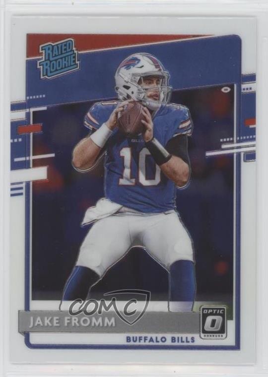 2020 Panini Donruss Optic Rated Rookies Jake Fromm #155 8i8
