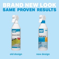 HG Mould Spray, Effective Black Mould & Mildew Cleaner, Removes Stains  500ml UK 14.10 per litre