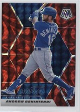 2021 Panini Mosaic Reactive Red Mosaic Prizm Andrew Benintendi #7 1fa0