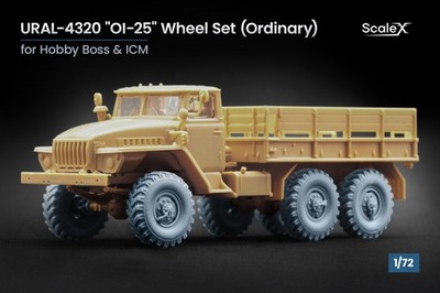 Scalex - WM-72016 - URAL-4320 ОI-25 Ordinary wheel set - 1/72