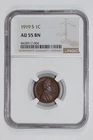 1919-S LINCOLN WHEAT CENT NGC AU55 BN