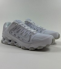 Nike Reax 8 TR Mesh White Gray Mens Size 8 Sneakers Shoes Athletic 621716-102