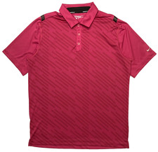 Men s Large - Nike Tour Performance Dri-Fit Golf Polo Shirt 542184-646 Pink