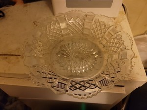 Vintage 8" Brilliant Cut Crystal Bowl Very Elegant